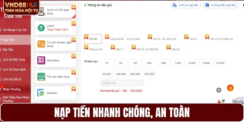 Giao dịch chuyển tiền nhanh gọn lẹ
