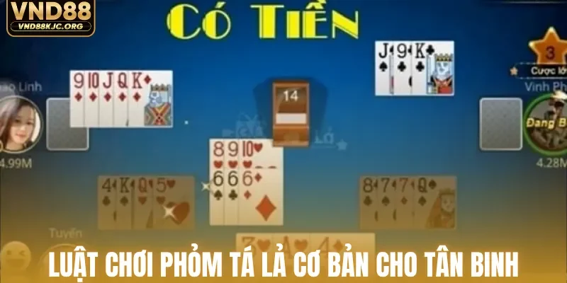 Luật chơi phỏm tá lả cơ bản cho tân binh