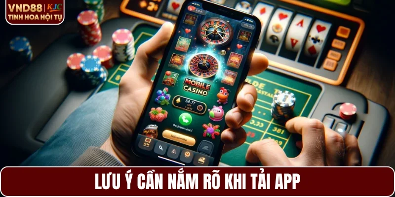 Lưu ý cần nắm rõ khi tải app